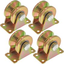 Stück V-nut-räder, 50 Mm Schiebetorrollen, Stahlräder Mit V-nut, Für Schiebetore, Fabriktore, Einfahrtstore
