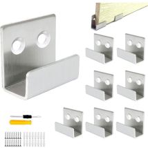 Stück Wandhaken, Edelstahl-wandspiegelhalterung, Tragkraft 50 Kg, Für Badezimmer, Küche, Robuster Haken, Keramikfliesen, Bilderrahmen, 
