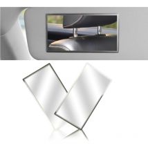 Stücke Auto Make-Up Spiegel Auto Spiegel Sonnenblende Kosmetikspiegel Auto Sonnenblende Spiegel, 11x6,5 cm