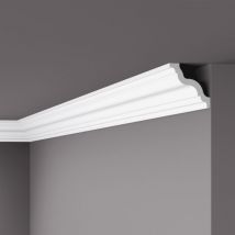 Eckleiste NMC gr nomastyl Noel Marquet Zierleiste Stuckleiste Zeitloses Klassisches Design weiß 2 m