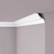 Eckleiste nmc ti nomastyl Noel Marquet Zierleiste Stuckleiste Zeitloses Klassisches Design weiß 2 m