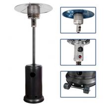 Stufa fungo a gas termopatio di calore riscaldamento esterno c/ruote 13 kw 37900