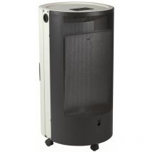 Stufa a gas gpl portatile infrarossi bombola basso consumo made in italy Blue Belle Chic Panna