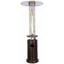 Driwei - stufa a gas bombola gpl cilindro fungo da esterno portatile acciaio 13 kw moka