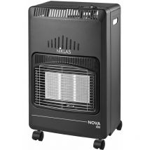 Stufa a gas infrarossi slim salvaspazio richiudibile 4200 w Nova Niklas