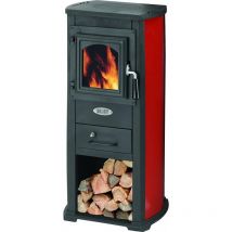 Blist - Stufa a Legna Ekonomic Lux Rosso