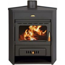 Prity - Stufa a Legna ad Angolo Modello am da 12kw