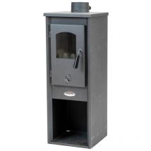 Ignip - stufa a legna 'berna' grigio 7 kw