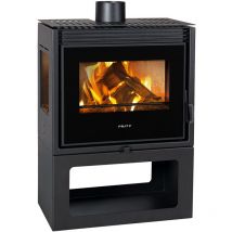 Stufa a legna Caminetto 3 bicchieri Prity PM3L TV 13kw.