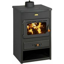 Prity - Stufa a Legna Camino Caminetti Ghisa Top Nuovo K1CP 9kw