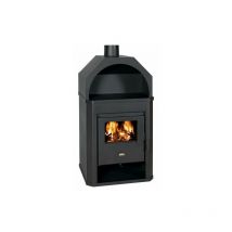 Prity - Stufa a Legna Camino Riscaldamento Stufa d 15 kw - Black