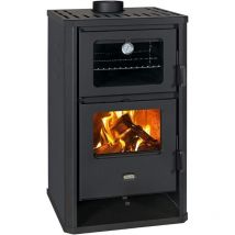 Prity - Stufa a Legna con Forno Cucino Camino a Combustibile Solido fg d 14kw