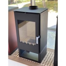 Verso - Stufa a Legna Ina - Potenza 9 kW, Riscaldamento Efficiente ed Elegante Design per la Tua Casa