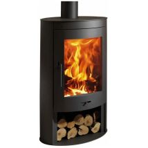 Panadero - Stufa A Legna 'oval' Grigio 8,7 Kw