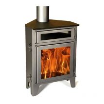 Juan Panadero - stufa a legna R5 forno max - 11 kw - gris antracita