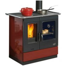Godin - Stufa a legna rossa da 6,5kw - 241100carmin