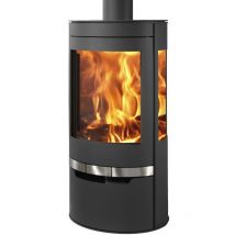 Panadero - stufa a legna 'suerte' grigio 8 kw