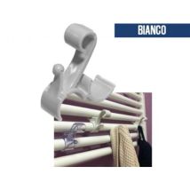 Gancio per termoarredo Magic-Hook in ABS – L26 x H72 mm – Bianco – Vasalat