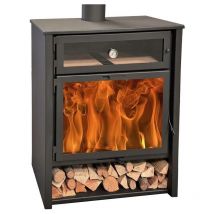 Stufa a legna zeux forno - 11 kw