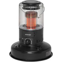 Stufa a Combustibile Liquido Portatile da Esterno Toyotomi Zibro ks R26 Nero 2.6 kW 41-95 m3