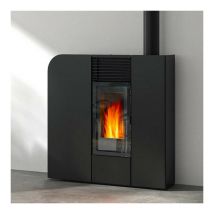 Godin - stufa a pellet a legna 9kw nera - 491010noir