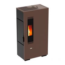 Canadian Stove - stufa a pellet slim 'mini 5' ruggine 4,4 kw