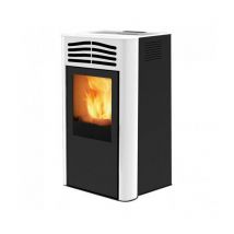 Italiana Camini - Stufa a pellet bianco opaco - Prima 7,2KW