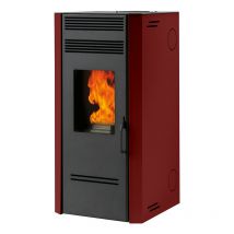 Biotermika - Stufa a Pellet BIOG100-9.5 kW Rosso
