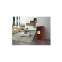 Italiana Camini - Stufa a pellet bordeaux - Layma Evo 14,8KW