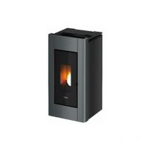 Cadel - Stufa a Pellet Canalizzata Prince3 Plus 11KW ad Aria Titanium - 7019543