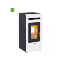 Magma - Stufa a pellet ad aria canalizzata doppia modello mayon 16 kw bianco canalizzata - a+ stufe