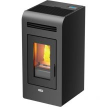 Canadian Stove - stufa a pellet canalizzata 'vancouver 14c' grigio 12,5 kw