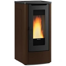 Extraflame - stufa a pellet 'dahiana vfs' colore bordeaux