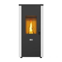 Canadian Stove - stufa a pellet ermetica 'design evo' bianco 8,3 kw