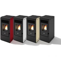 Eva Calor - Stufa a pellet 9 kW Eva Calòr Rita-Beige - Avorio - - Avorio