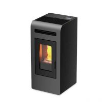 Foco - Stufa a Pellet Grigio - Mod. Cayenne 7 - Classe Energetica a+ - Cassetto Cenere Spazioso e Rimovibile