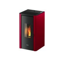 Stufa Pellet Indigo Freepoint Bordeaux Kw 7 Mm 465x455 H.mm 895