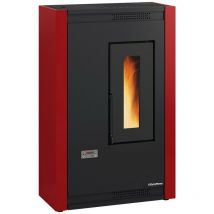 Extraflame - stufa a pellet 'luisella' colore bordeaux