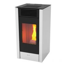 Canadian Stove - stufa a pellet 'nevada 12' bianco 10,6 kw