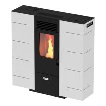 Canadian Stove - stufa a pellet slim 'slim 6' bianco 6,14 kw