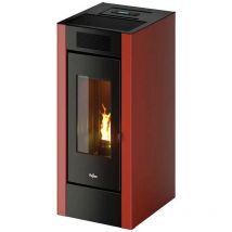 Pegaso - stufa a pellet 'spark 11' colore rosso