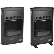 Sia - Stufa Blue-flame Metano Modello Eco 45 - Grigio - 4,1kw