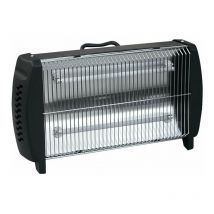 Stufa Elettrica 2 Elementi al Quarzo 1200W ECM Q2