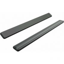 Moel - Stufa Elettrica ad Infrarossi 211x20,1x5,8 cm da Soffitto 3200W in Alluminio Dimmerabile Hot-Top Nera