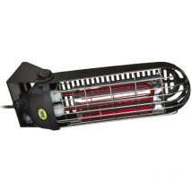 Stufa Elettrica ad Infrarossi 47x13,2x9 cm da Parete 1200W Moel Lucciola