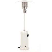 Termopatio stufa a gas fungo per esteno interno 13 kw 30 mq radiante bianco