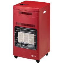 Stufa Gas Gpl Ad Infrarossi Sicar Euro90 Telaio Lamiera 150 Mq 4,2kw Rossa