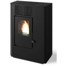 Punto Fuoco - stufa a pellet slim 'lia' nero 8,0 kw