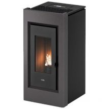 Cadel - Prince 11 stufa Libera installazione Pellet Titanio