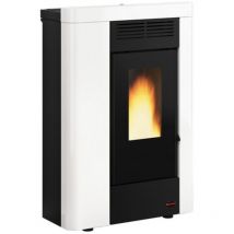 Nordica - Stufa pellet kw 8,8 annabella canalizzata 230 mc bianco o tortora